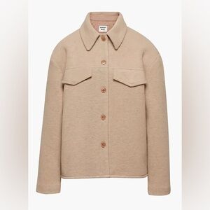 Aritzia Sunday Best Sky Shirt Jacket